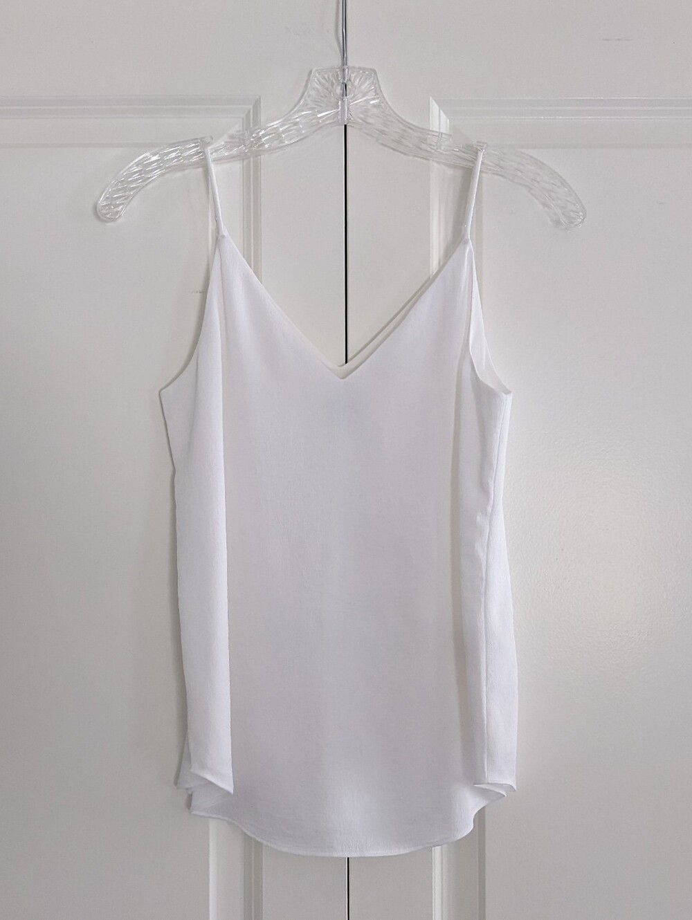 Express White V-Neck Camisole Tank